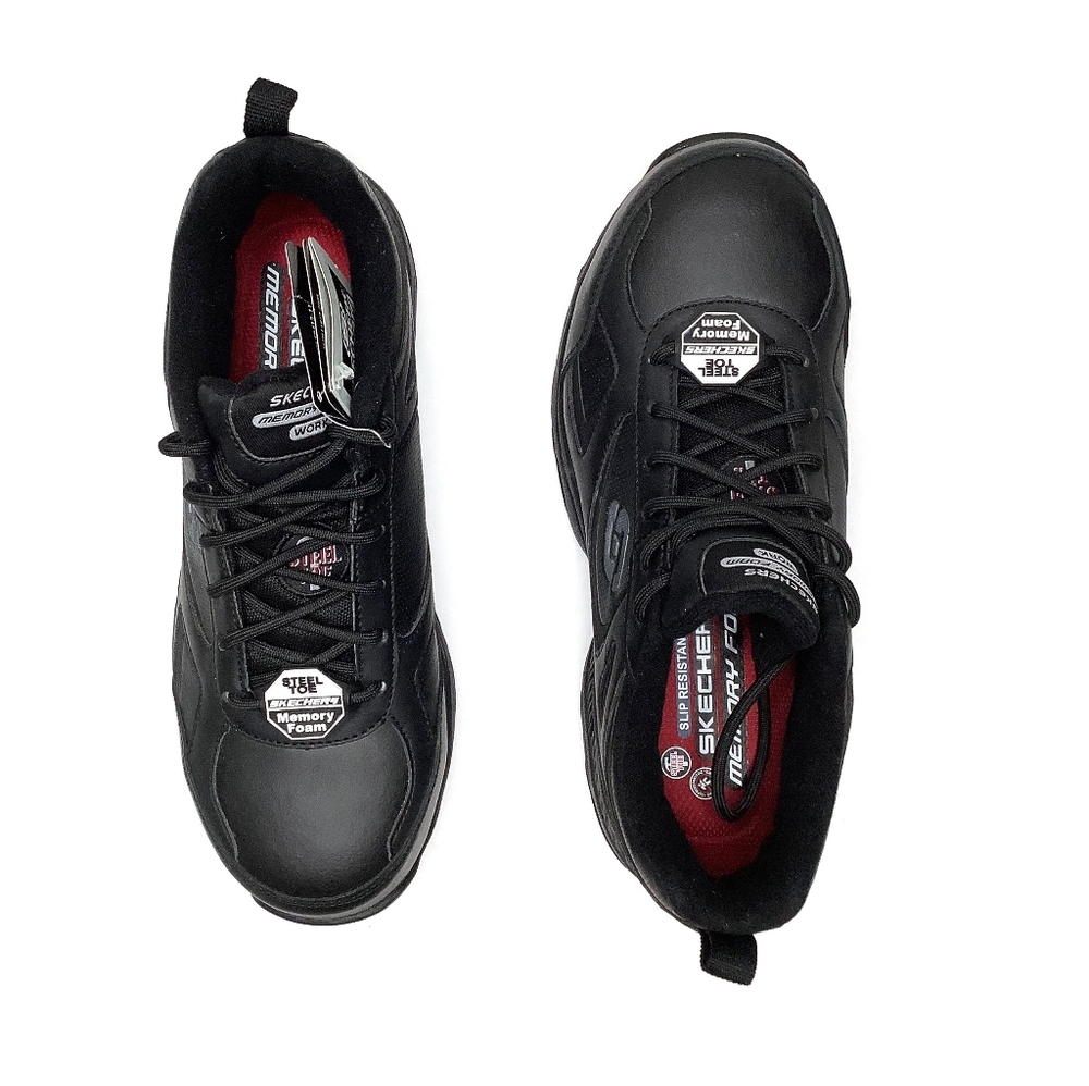 Skechers Work Dighton-Fridley Steele Toe Shoes - Picture 2 of 6